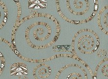 Коричневые обои с узором Sirpi Academy a tribute to Gustav Klimt AD4 25604