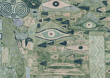 Оливковые фотообои Sirpi Academy a tribute to Gustav Klimt 25683