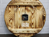 Артикул Цветы акварель, Часы, Creative Wood в текстуре, фото 3