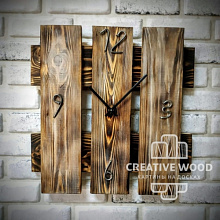 Часы из натурального дерева Creative Wood Часы 14